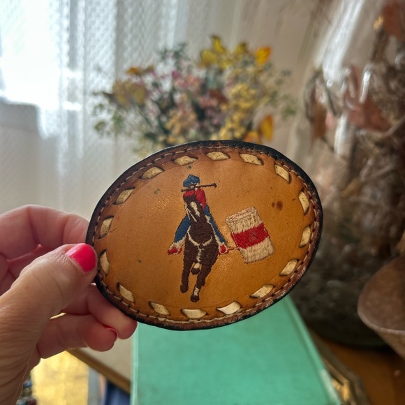 Vintage Barrel Racing Buckle - Picture 5 of 7